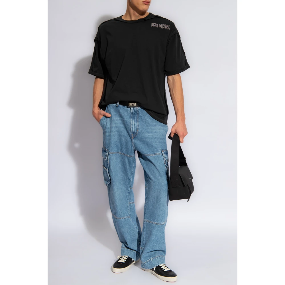 Diesel D-Fish-Cargo L.32 jeans Blue Heren