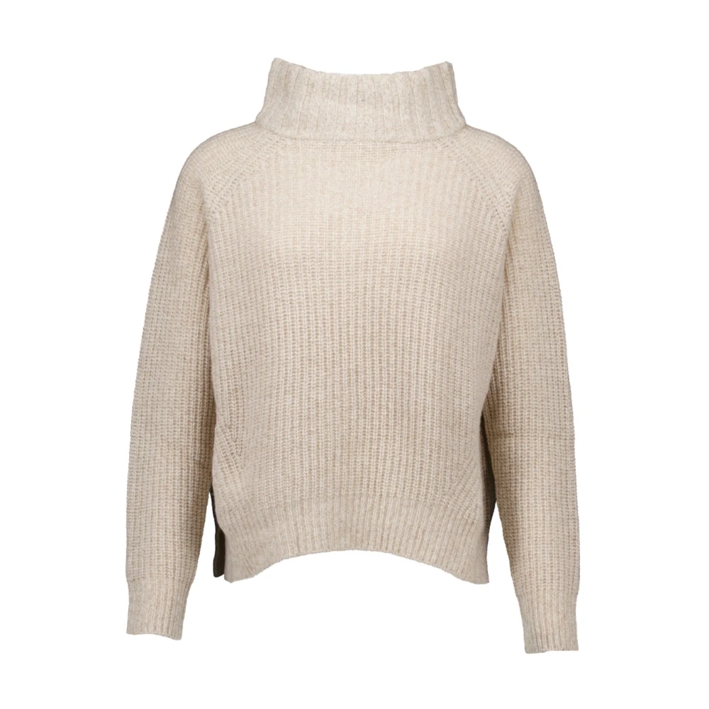 No man's land Beige Turtleneck Sweater Beige Dames