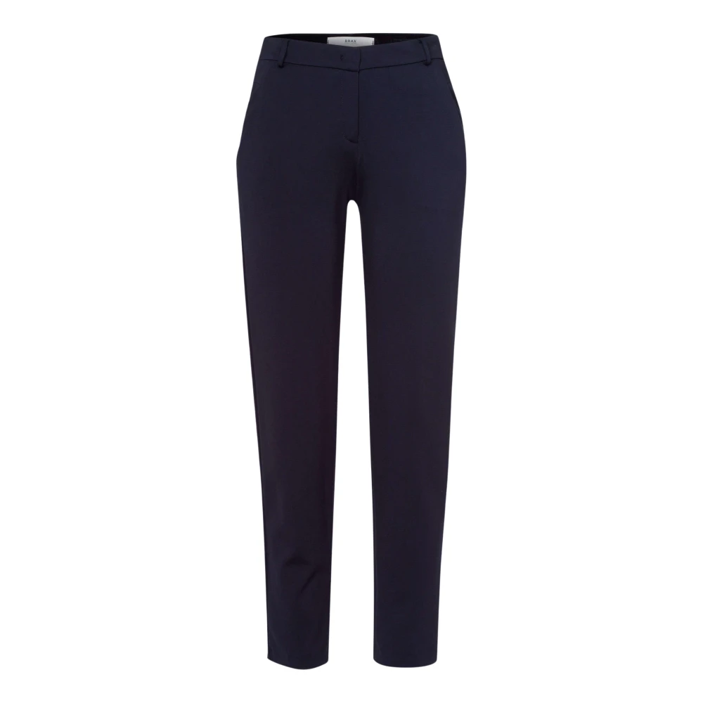 BRAX Zachte en stijlvolle Maron S Broeken in Navy Multicolor Dames