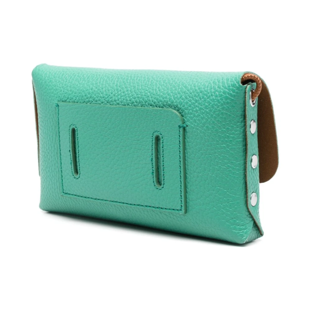 Zanellato Turquoise Clutch Elegantie Speciale Gelegenheden Green Dames