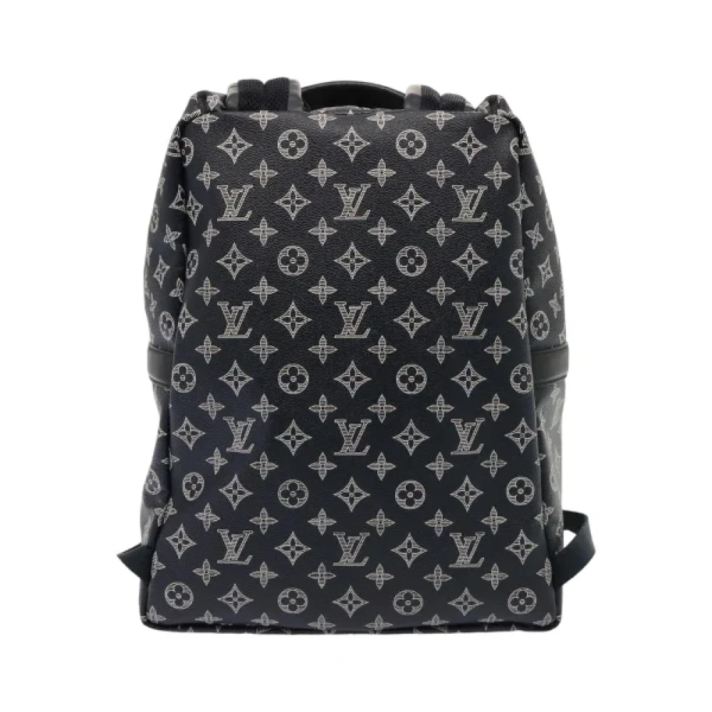 Louis Vuitton Vintage Pre-owned Coated canvas backpacks Blue Dames