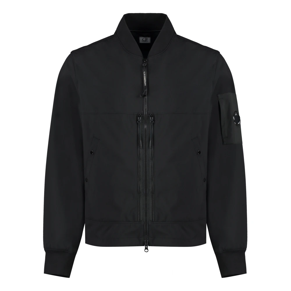 C.P. Company Techno Stofjas met Logopatch Black Heren