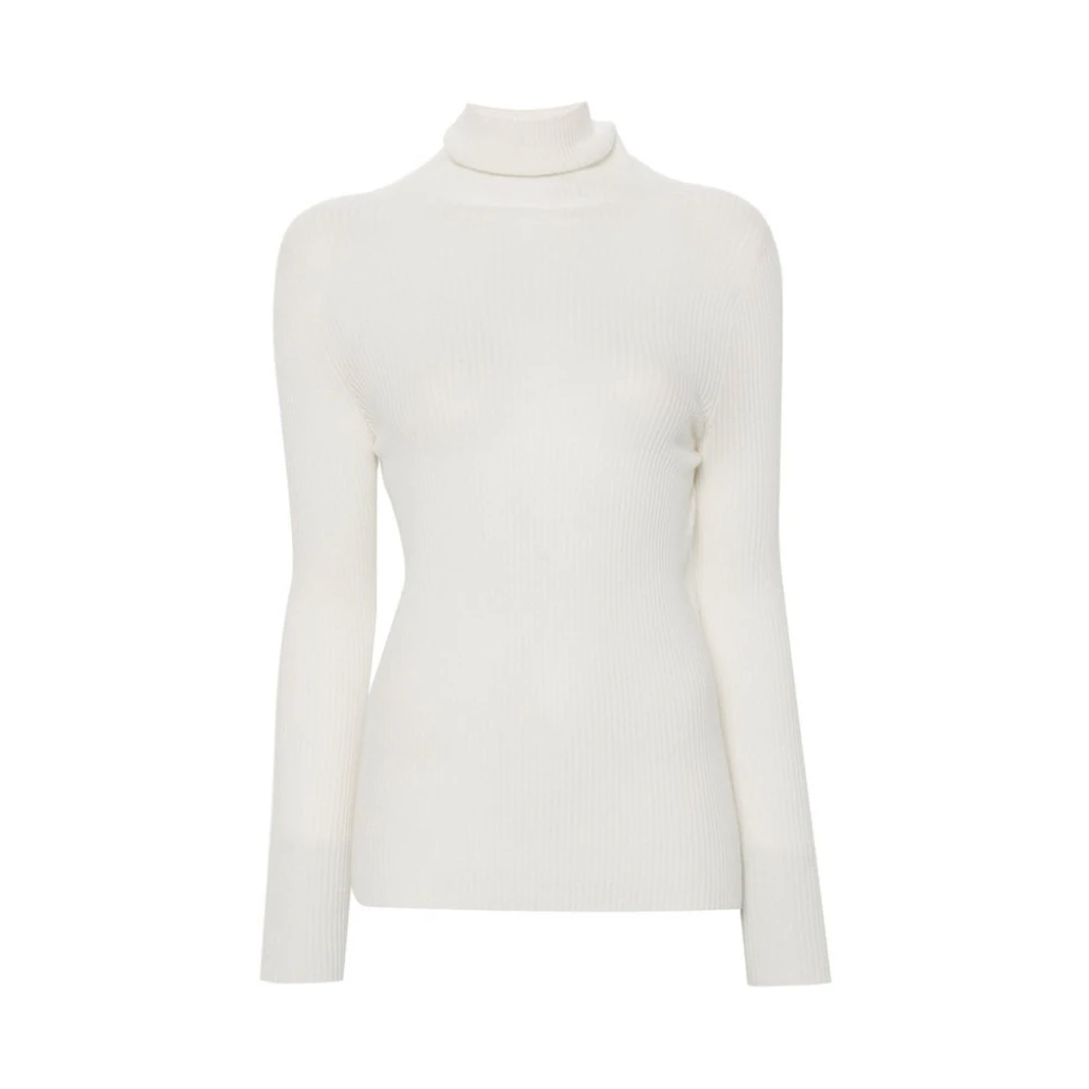 Fabiana Filippi Witte Ribgebreide Trui White Dames