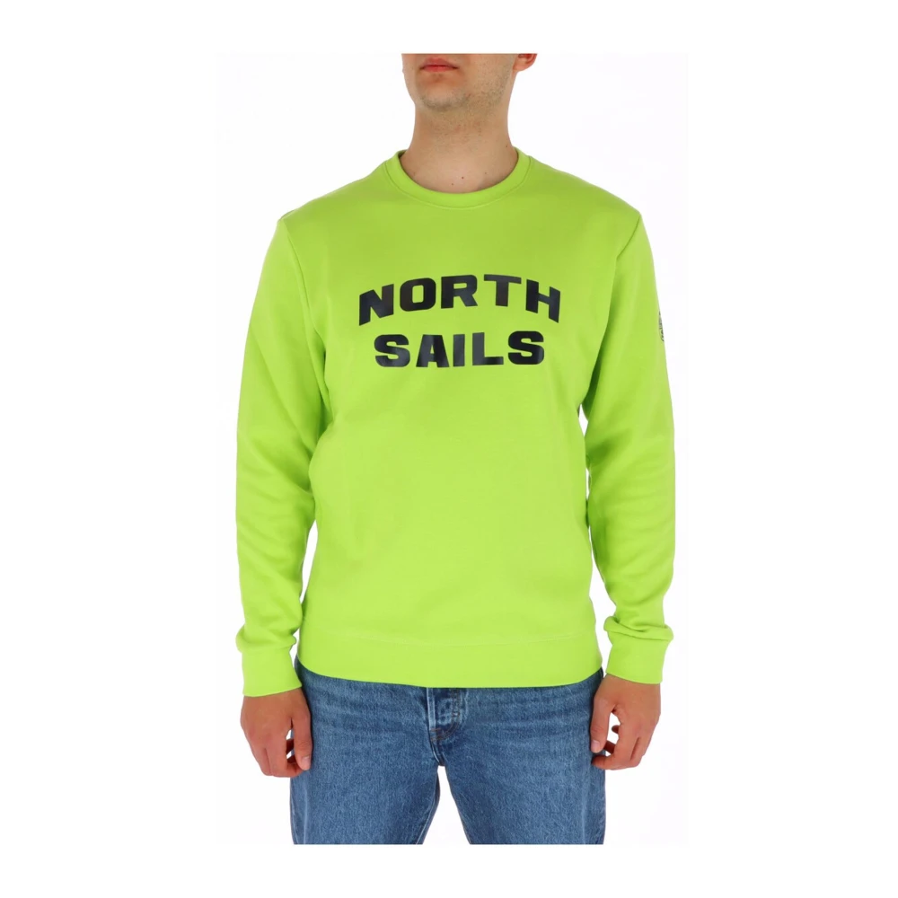 North Sails Men's Green Sweatshirts,, Long Sleeve Sweatshirt 2XL