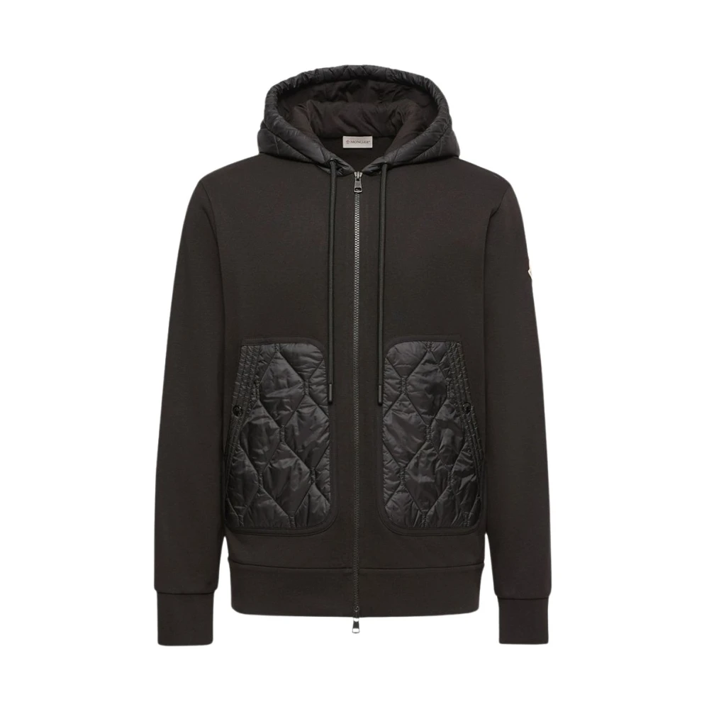 Moncler Zip-Through Jumper - Male - Zip-Throughs - Black - Xl - Sweatshirts & Hoodies