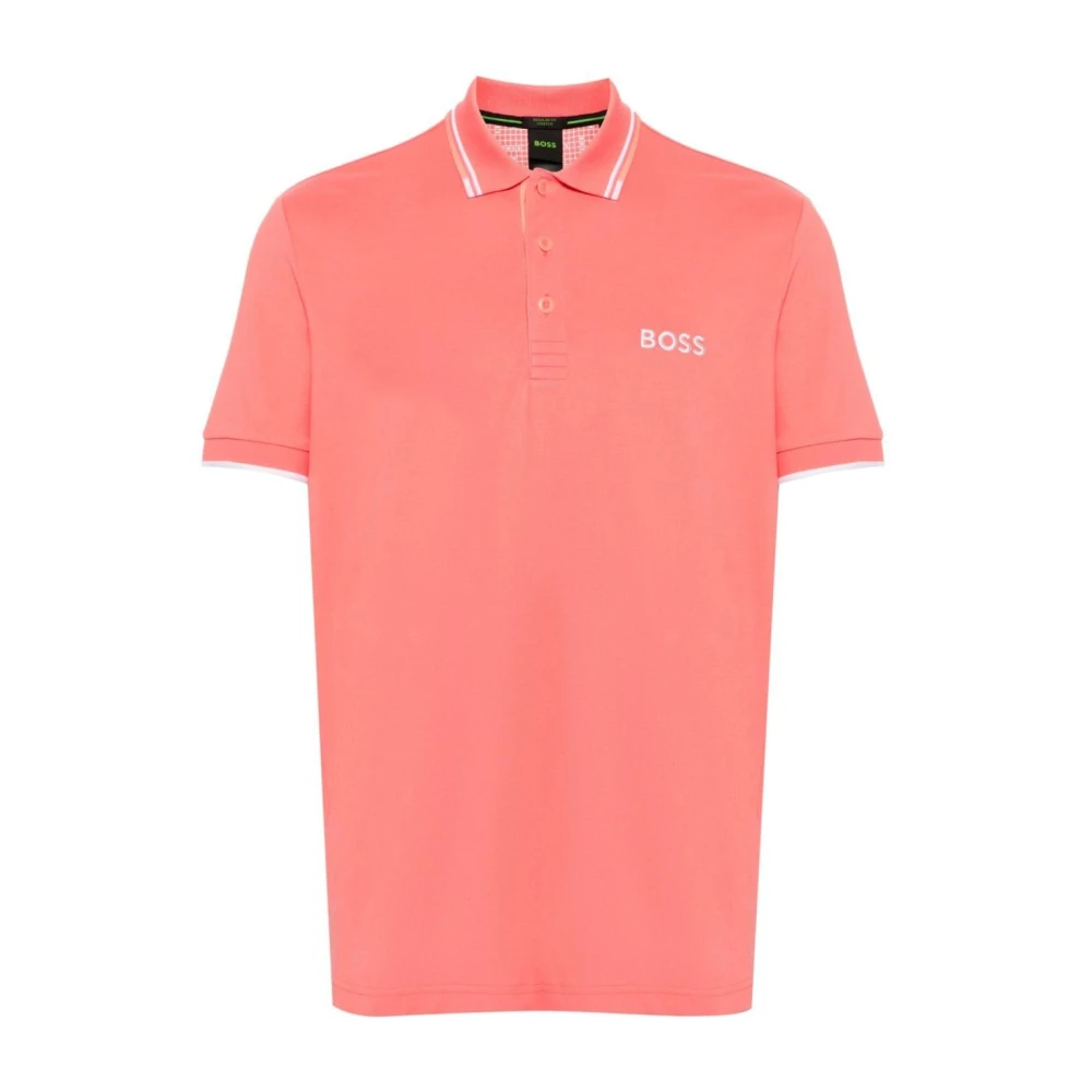Hugo Boss Klassieke Polo Shirt voor Mannen Orange Heren
