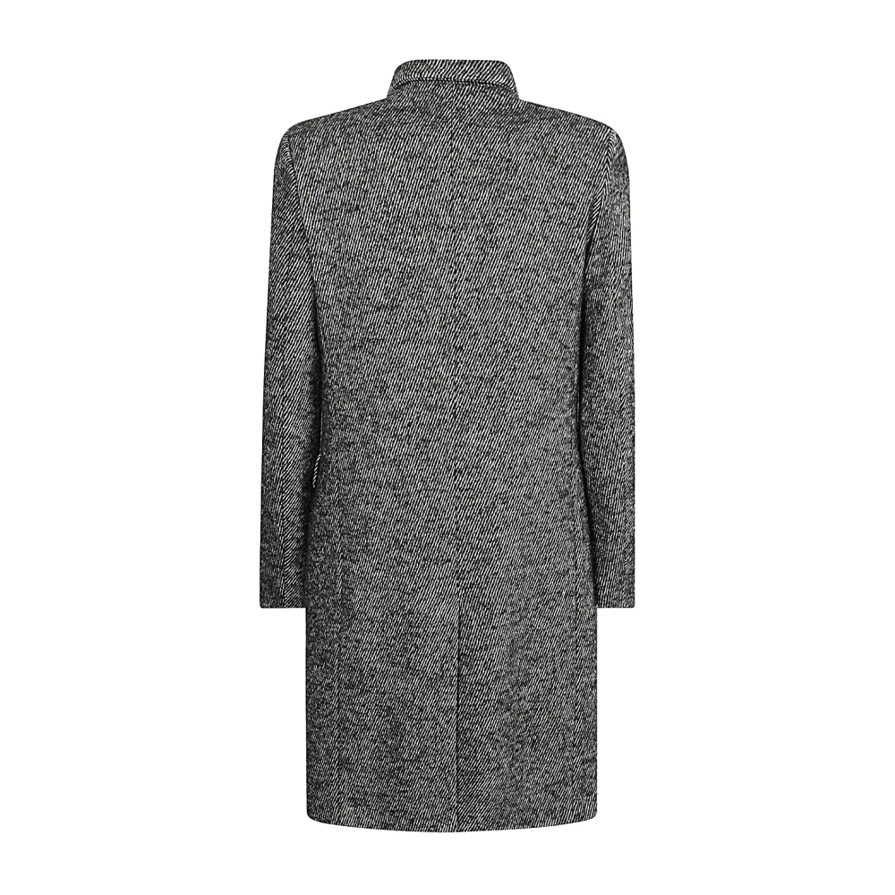Mauro Grifoni Grijze wollen double-breasted jas Gray Heren