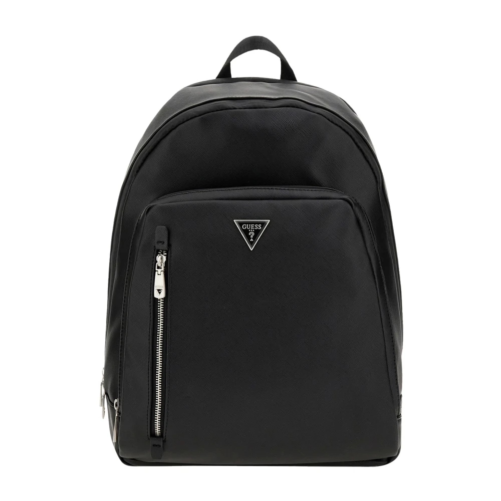 Guess Zwarte Rugzak Stijlvol en Veelzijdig Black Heren