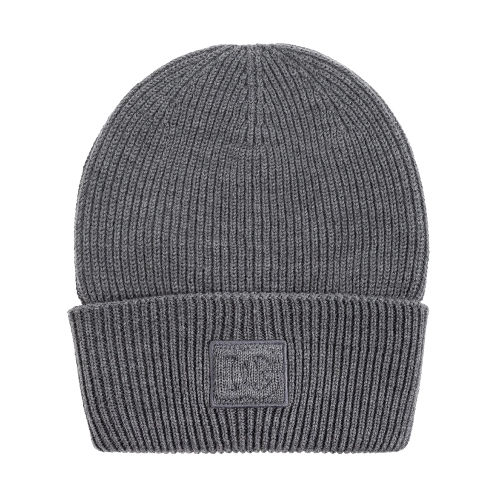 Dolce & Gabbana Men's Gray Wool Beanie
