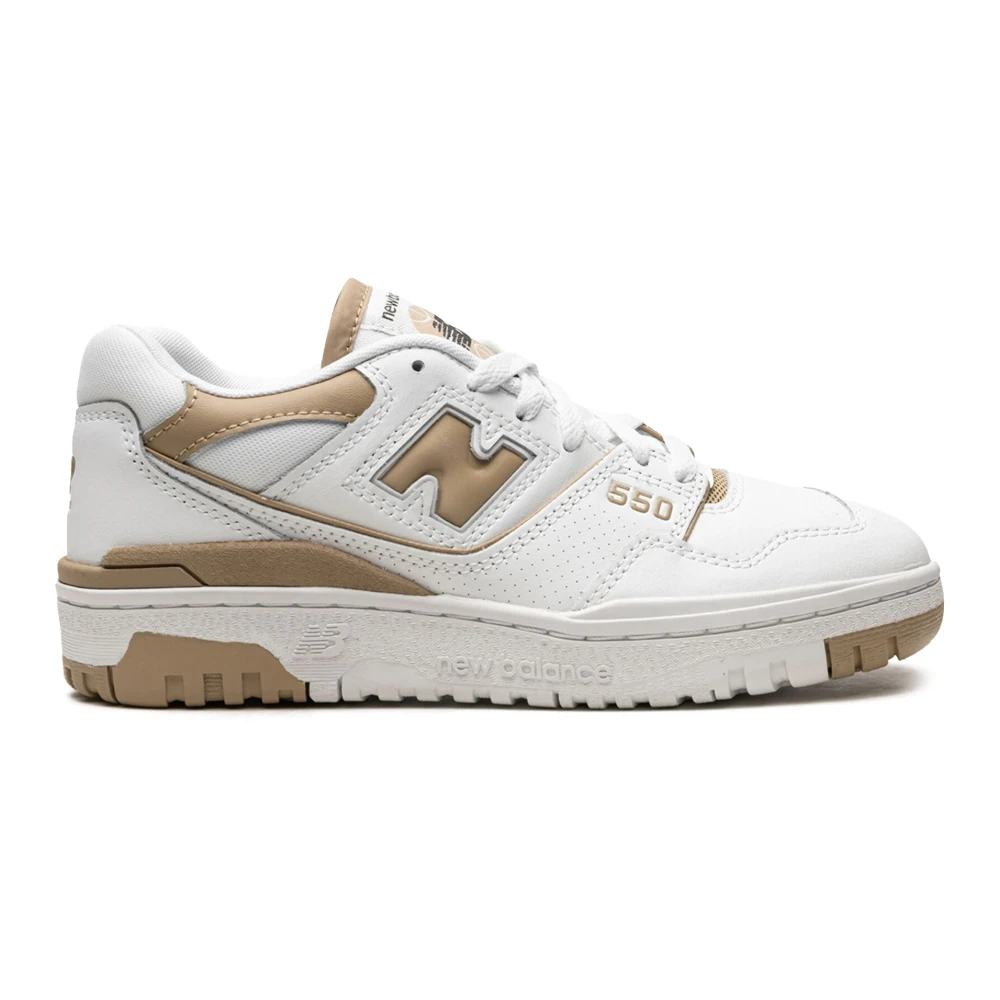 New Balance Vita Sneakers 550 Original Låg Topp White, Herr