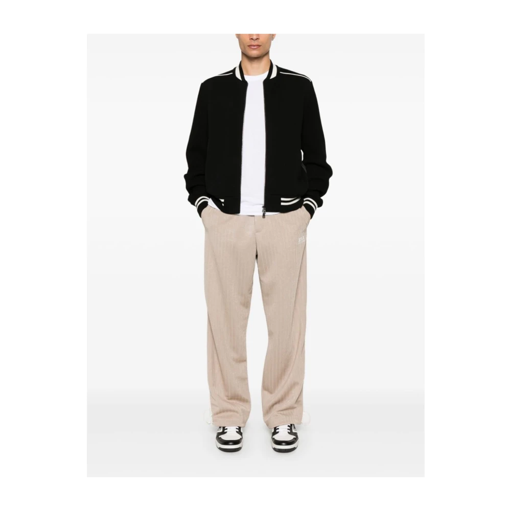Golden Goose Beige Broek met Voorlogo Beige Heren
