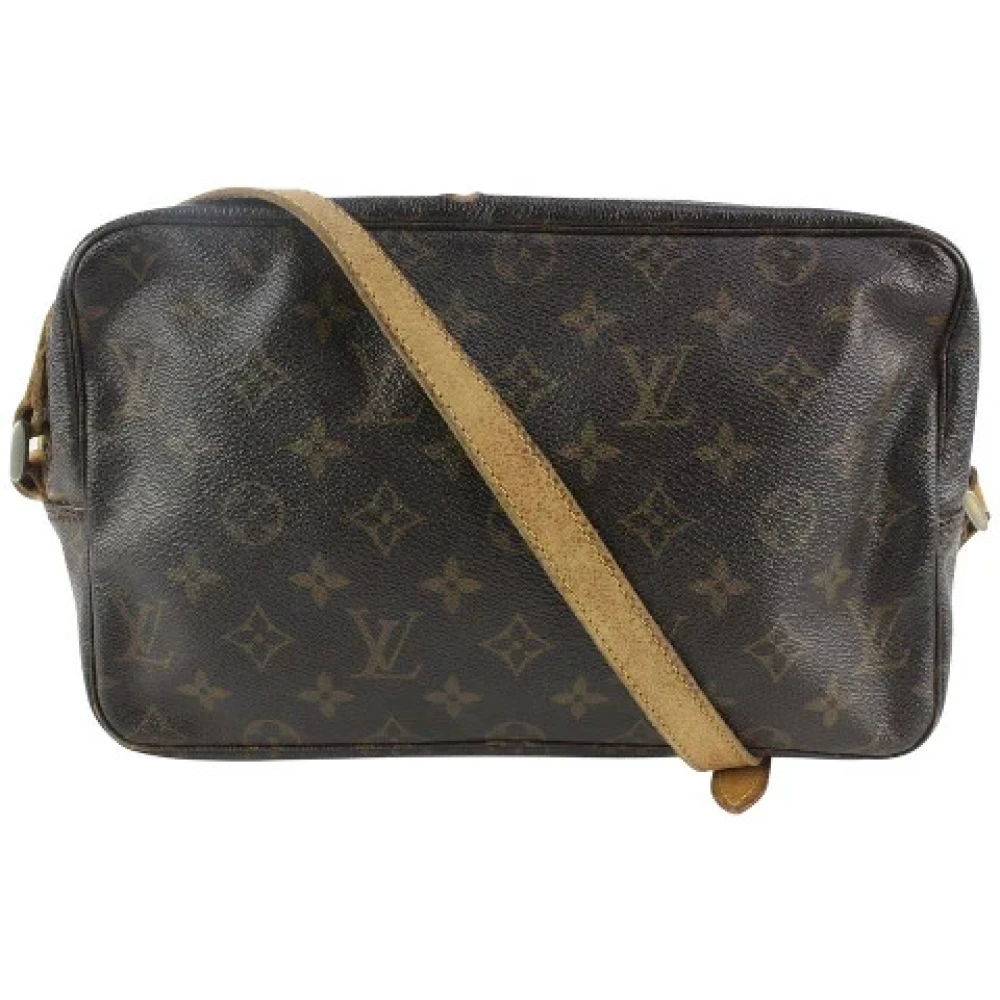 Louis Vuitton Vintage Förhandsägda Canvas LV Väskor, Tillverkade i Frankrike Brown, Unisex