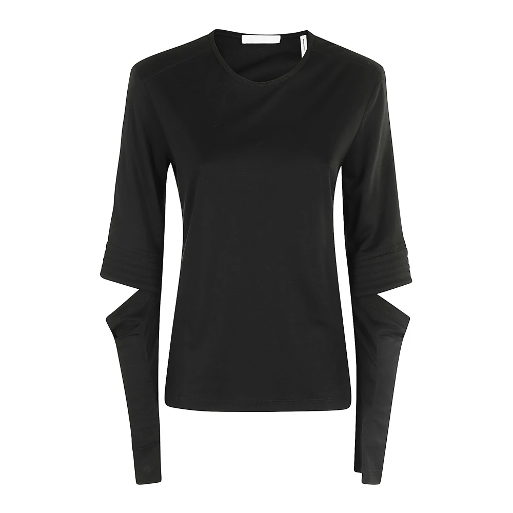 Helmut Lang Ruimte Crew Sweater Black Dames