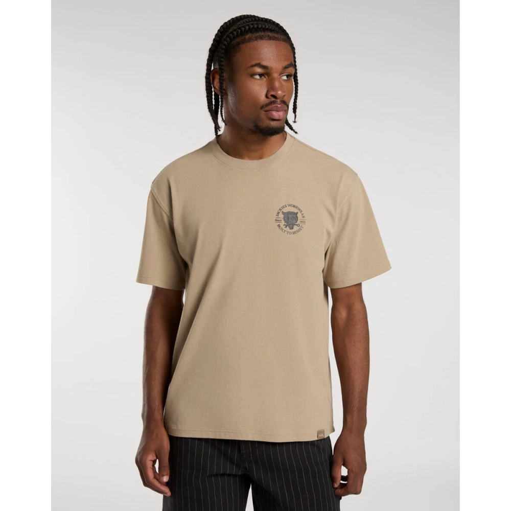 Dickies Moersleutel T-shirt Korte Mouw Woestijnzand Beige Heren