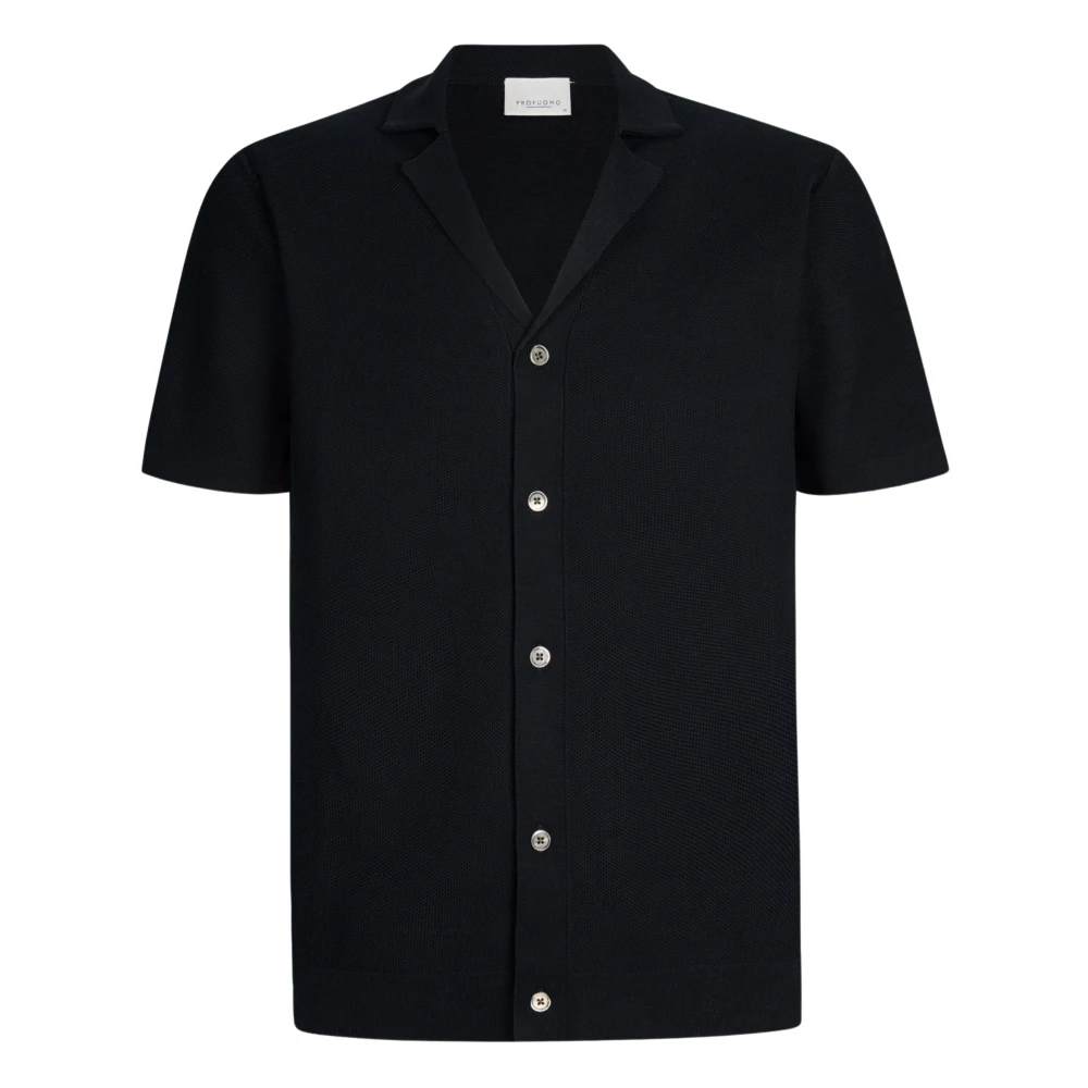 Profuomo Blue Ppxd10032 Polo - Male - Short Sleeve Shirts - L - Shirts