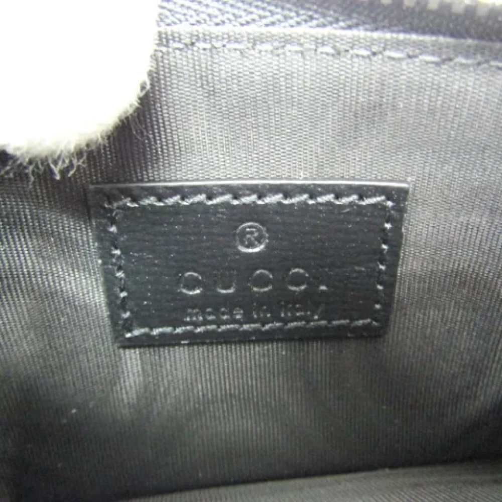 Gucci Vintage Pre-owned Leather wallets Black Dames