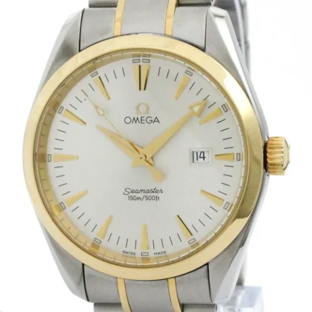 Omega Vintage Pre-owned Guld klockor Yellow, Herr