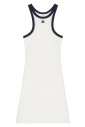 white-scuba-mini-dress