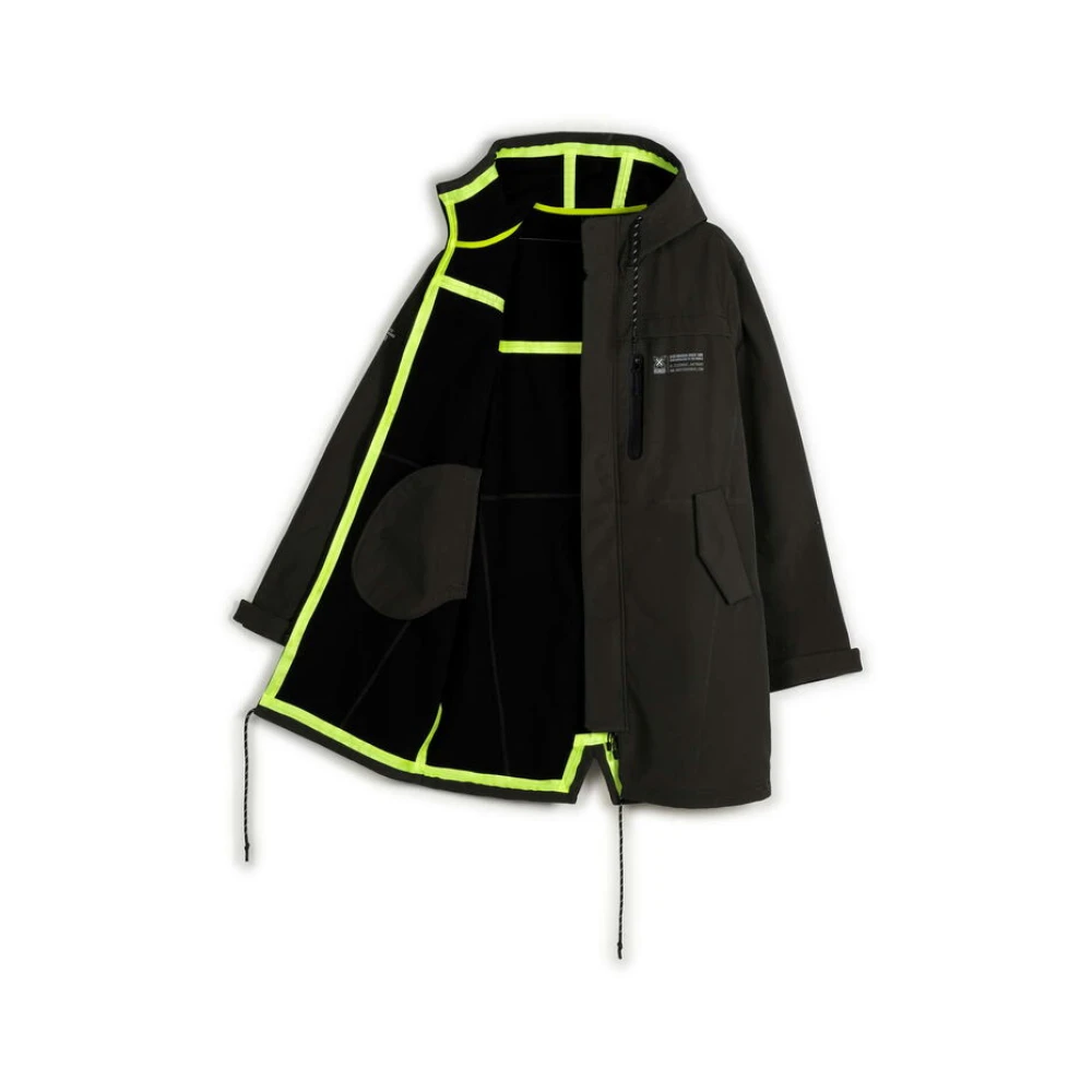 Munich Waterafstotende parka met reflecterende logo's Black Heren