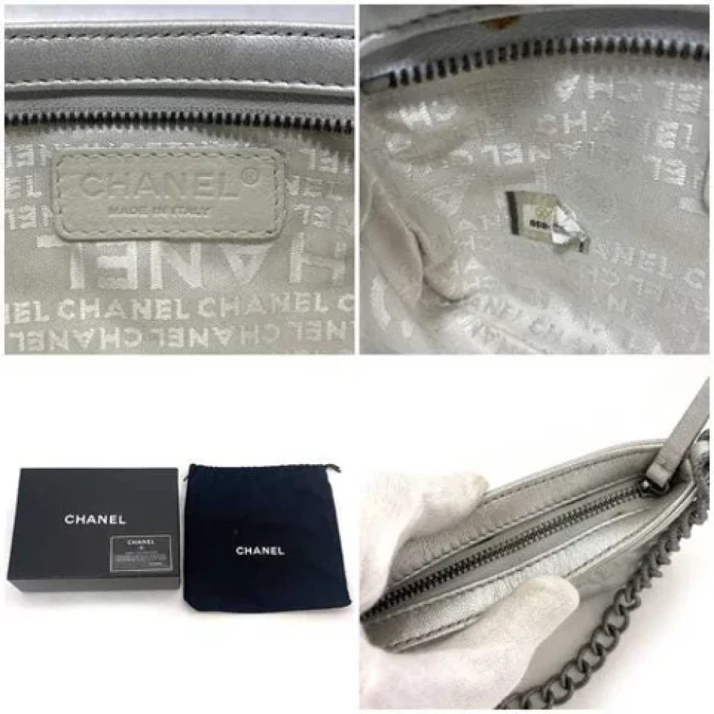 Chanel Vintage Pre-owned Fabric chanel-bags White Dames