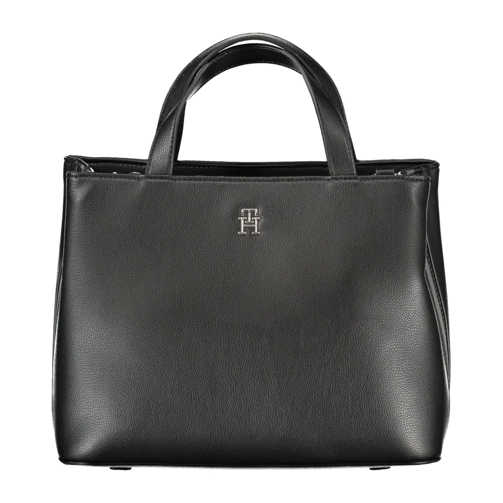 Tommy Hilfiger Zwarte dameshandtas met verstelbare band Black Dames