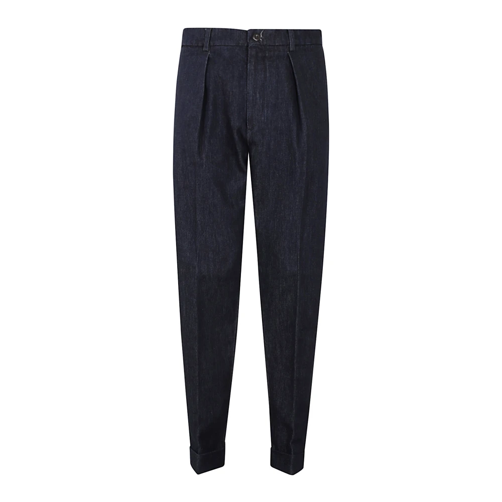 Berwich Chiaia Long Stijl Broek Blue Heren