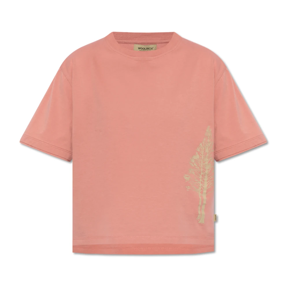 Woolrich - Tops > T-Shirts - Pink - Woolrich - Modalova