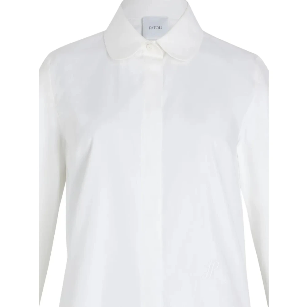 Patou Slim Fit Klassiek Overhemd White Dames