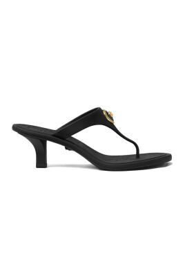 black-slip-on-kitten-heel-sandals
