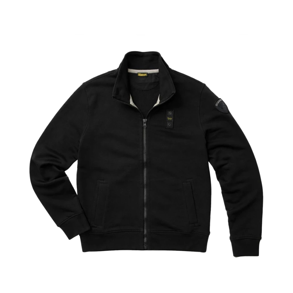 Blauer Hombre Negro Sudaderas, Talla: S