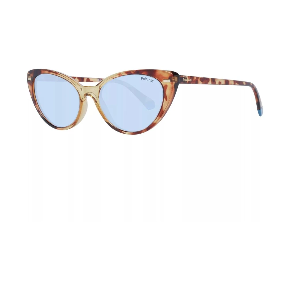 Polaroid Women's Brown Plastic Sunglasses Solid Dye Polarized