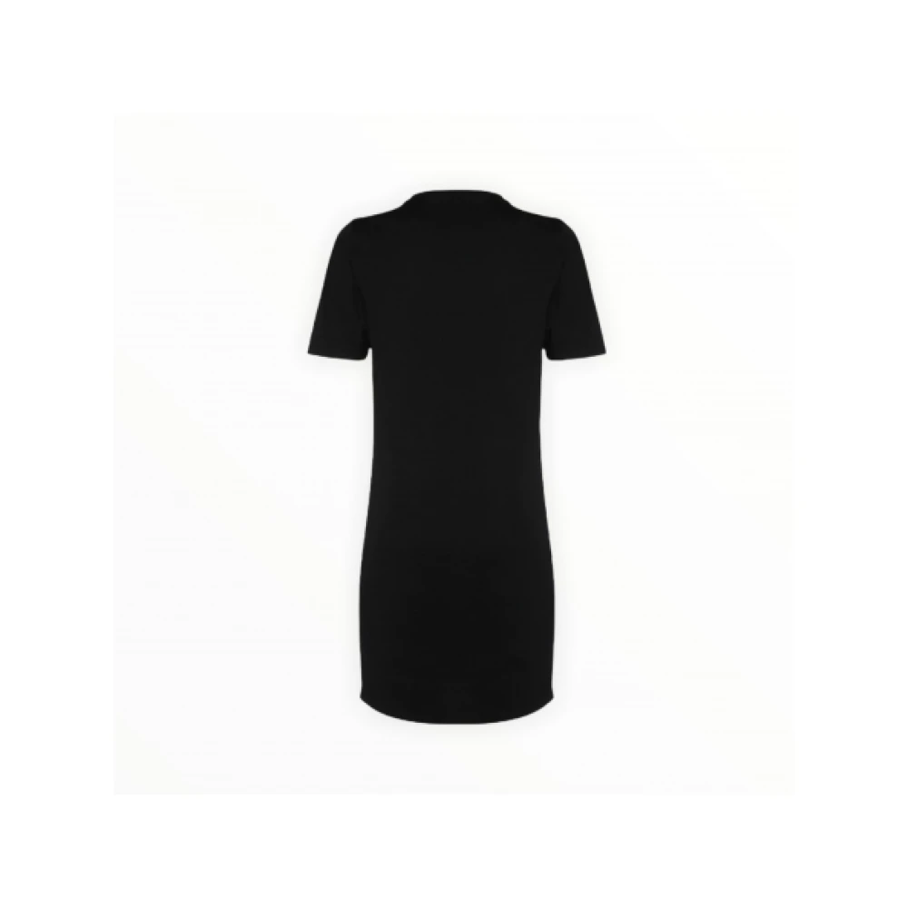 Dsquared2 Jurk met logo print Black Dames