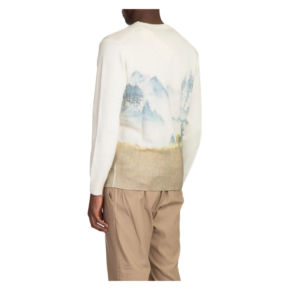 MC2 Saint Barth Heron Woodland Sweater White Heren