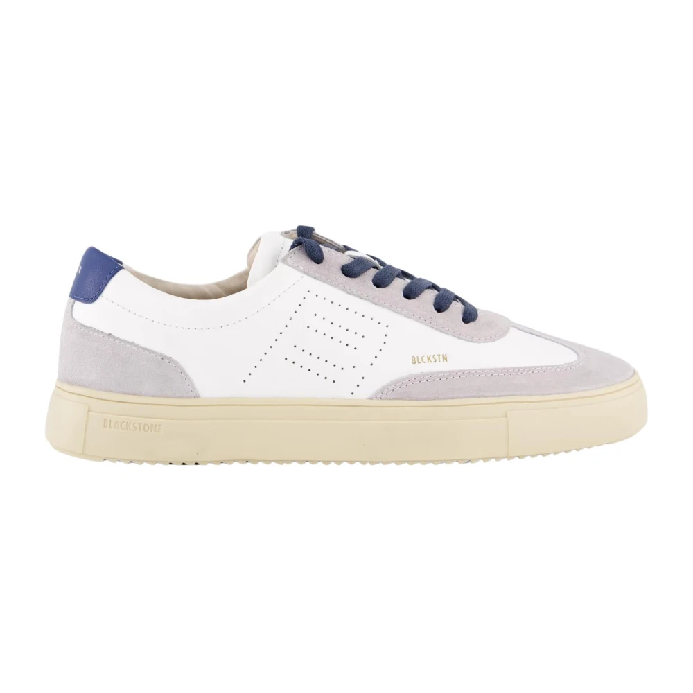 Blackstone, Skor, Herr, 46 EU, Slate Harper Sneaker Vit/Blå