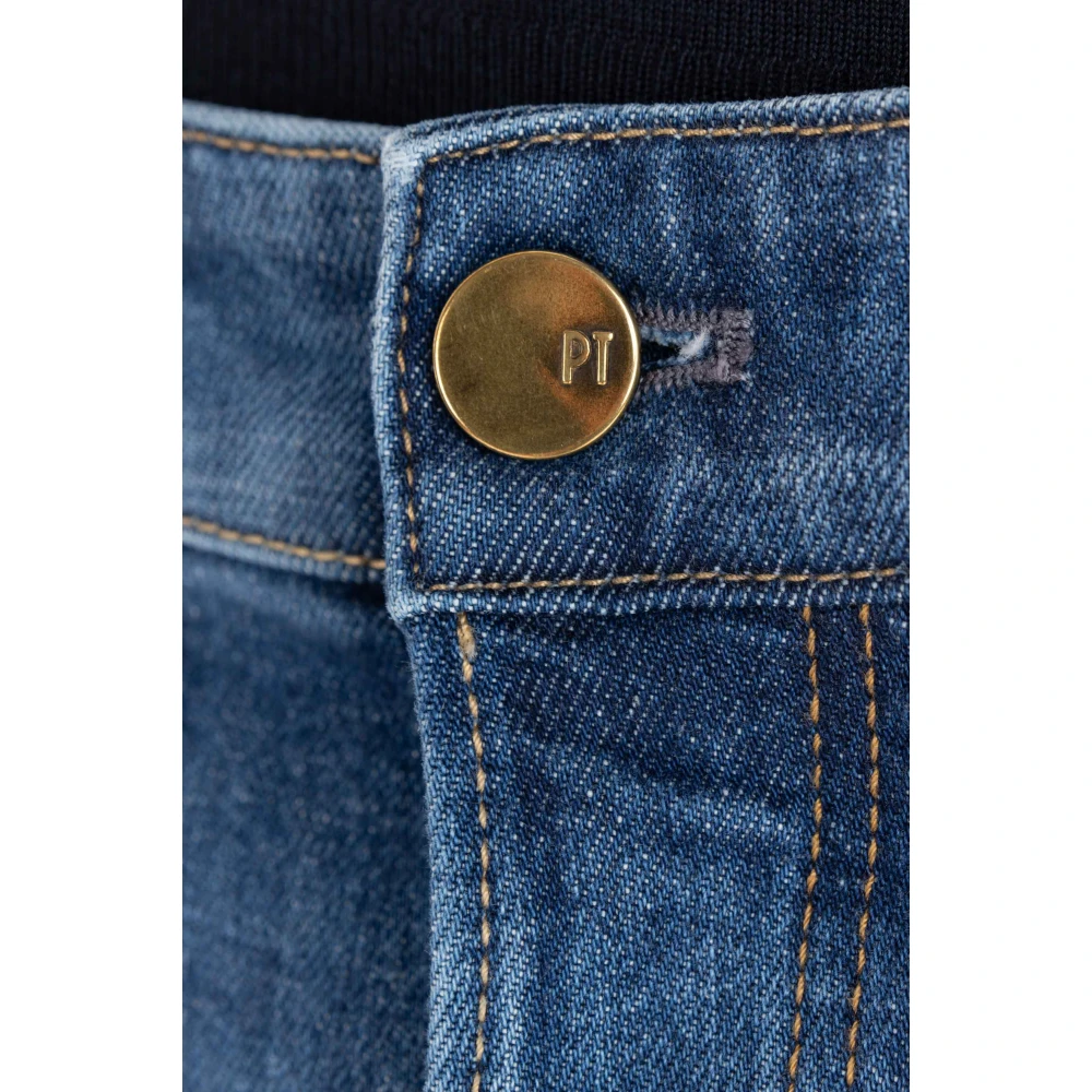 PT Torino Carrot Fit Denim Jeans Blue Heren