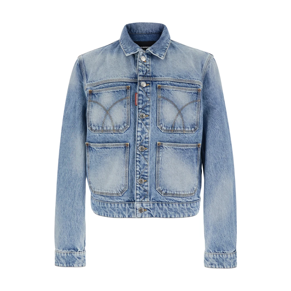Dsquared2 70S Jean Jacket - Male - Denim Jackets - Blue - S - Jackets