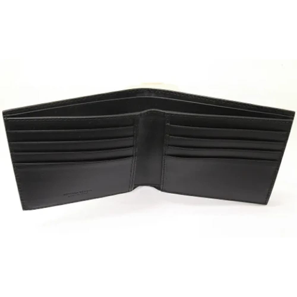 Bottega Veneta Vintage Pre-owned Leather wallets Black Dames