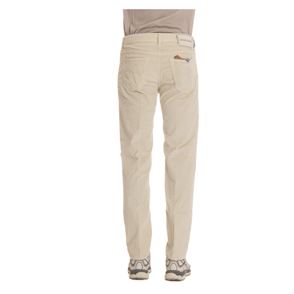 Jacob Cohën Luxe 5-pocket fluwelen jeans Beige Heren