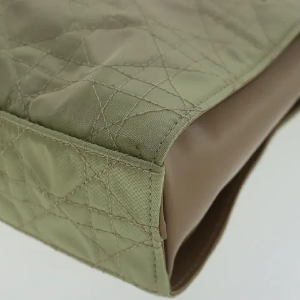 Dior Vintage Pre-owned Fabric dior-bags Beige Dames