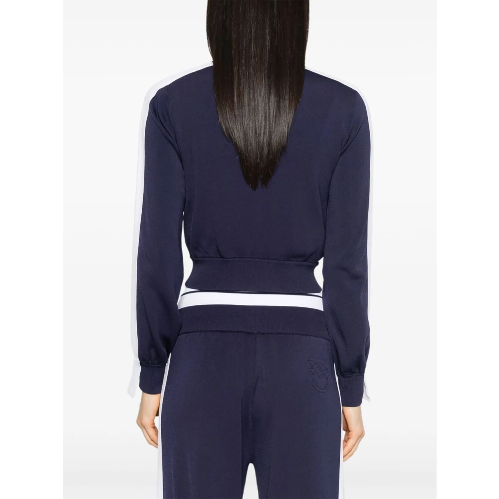 pinko Blauw en witte trui Blue Dames