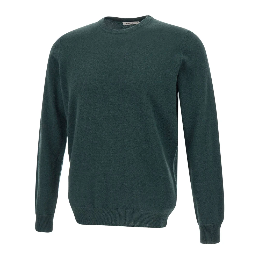 Kangra Men's Green Round-Neck Knitwear, Xl, Jumpers