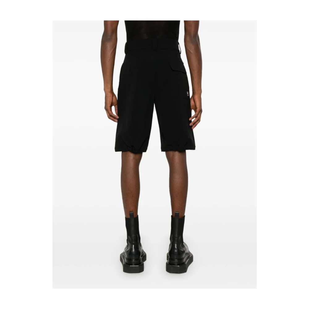 Gr10K Hoge Taille Elastische Opbergshorts Black Heren