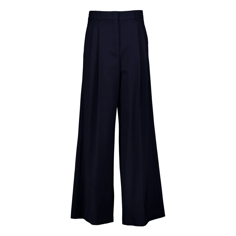 Weekend Max Mara Femme Bleu Pantalons, Taille: 36 Fr Wkdasta Wide Pantalons