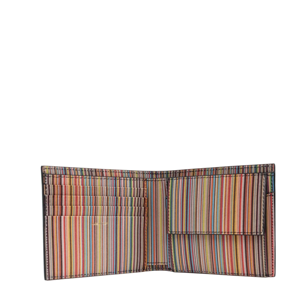 Paul Smith Opvouwbare portemonnee met logo Black Heren
