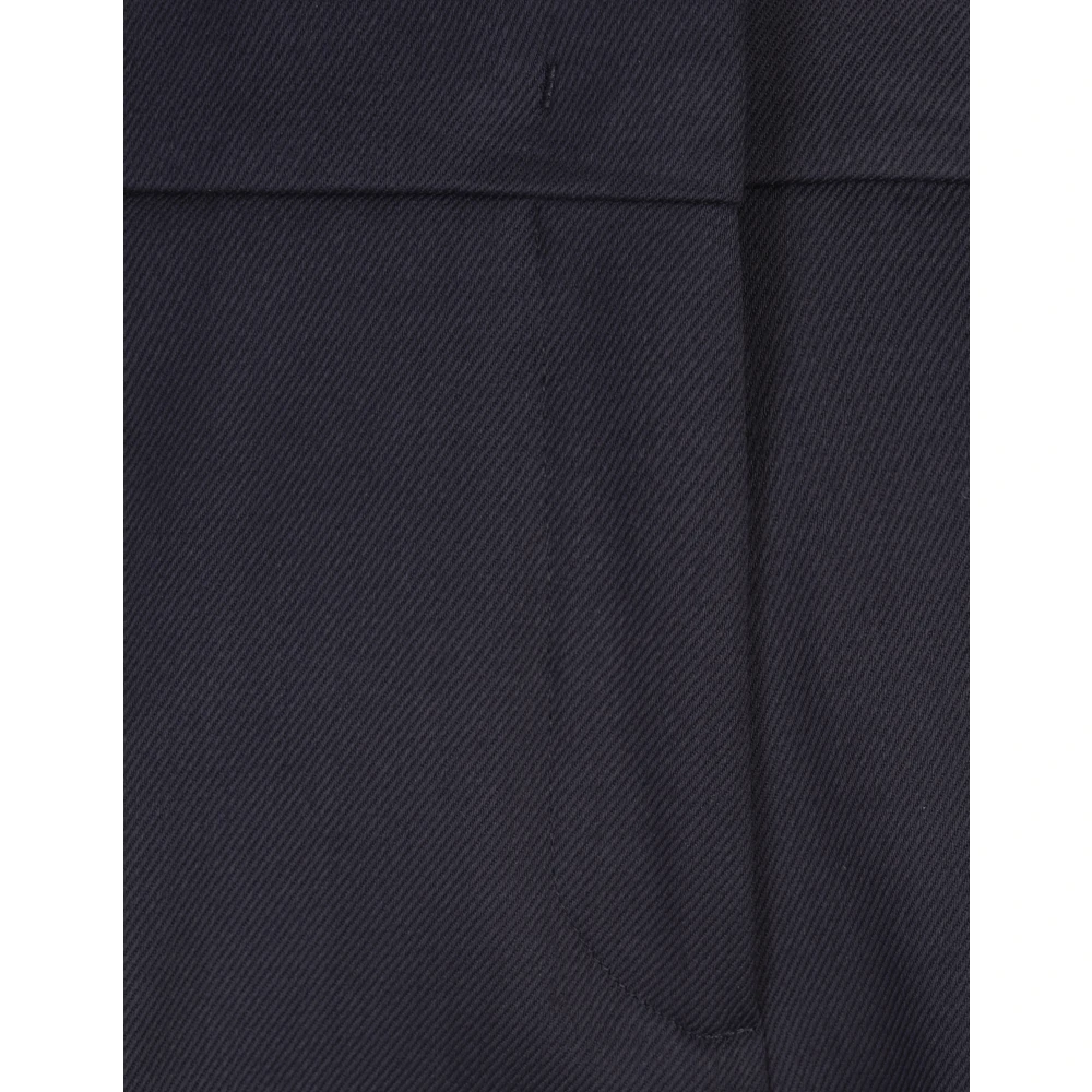 ETRO Blauwe Cropped Cigarette Broek Blue Dames