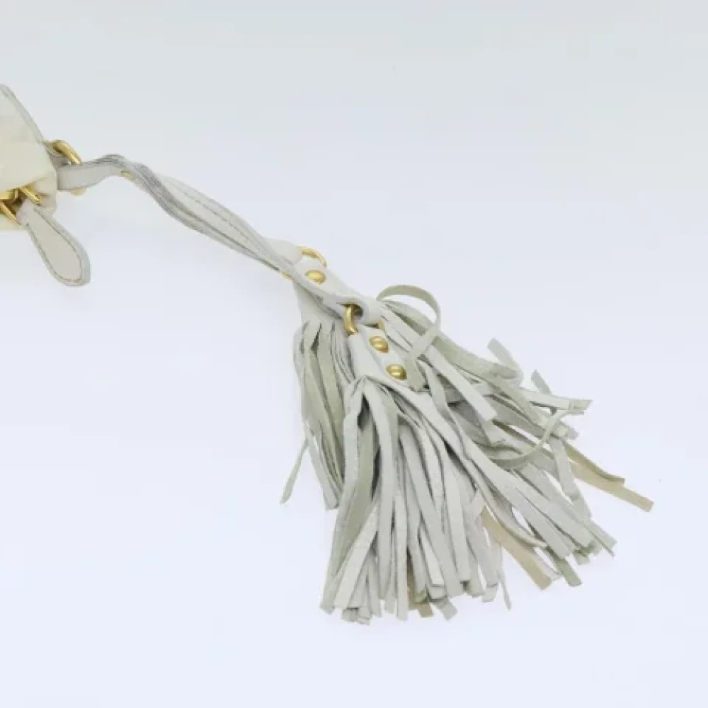 Prada Vintage Pre-owned Nylon prada-bags White Dames