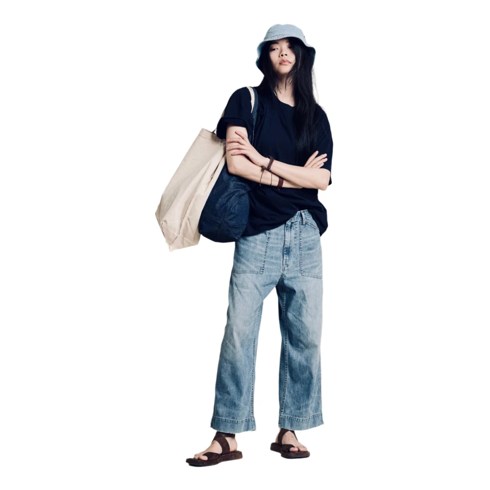 Denimist Moderne Indigo Werkbroek Blue Dames