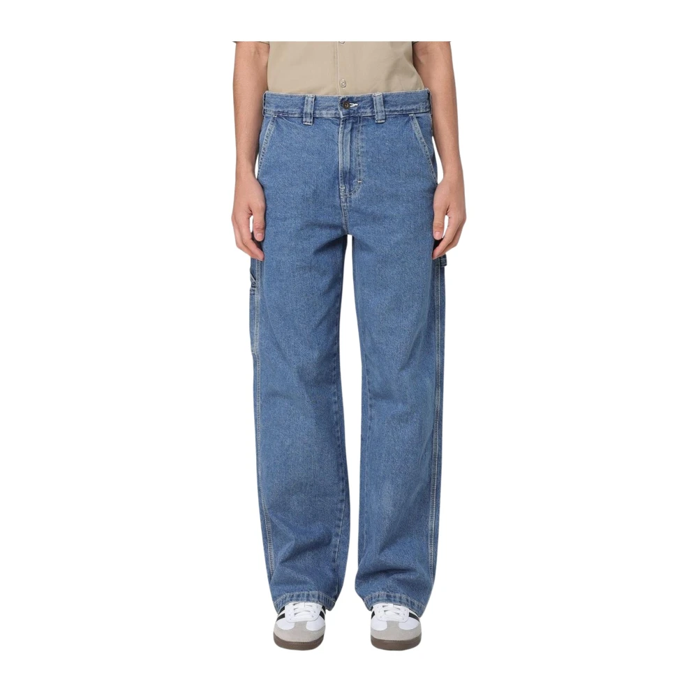Dickies Men's Blue Straight Jeans,, Classic Denim Jeans W31