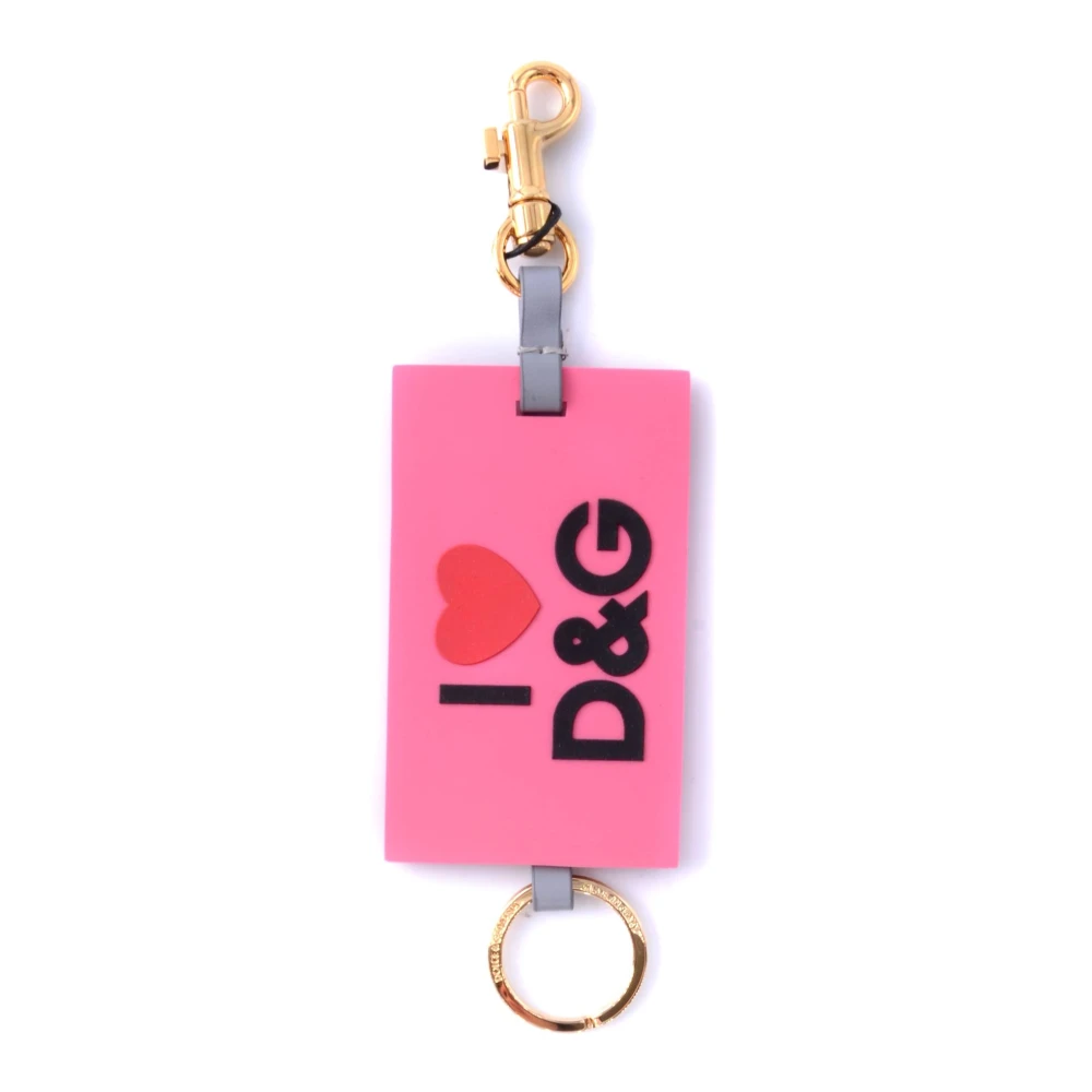 Dolce & Gabbana Nyckelhållare för kvinnor med Stil/Modell Namn Pink, Dam
