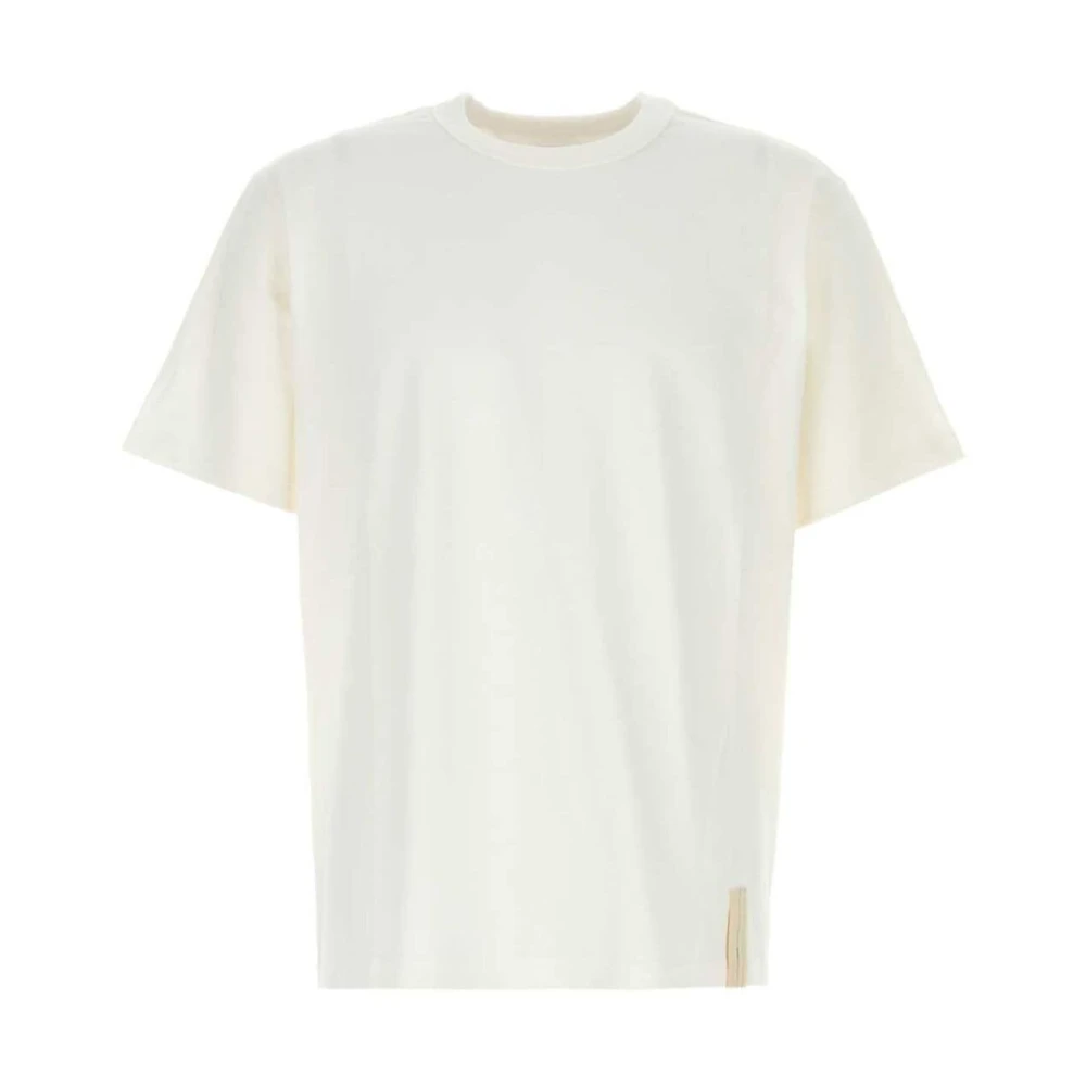 Bottega Veneta Krijt T-shirt voor mannen Beige Heren